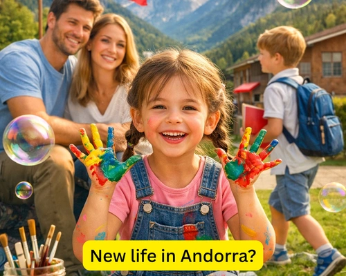 Picture of a young girl in a park playing with paint and bubbles.